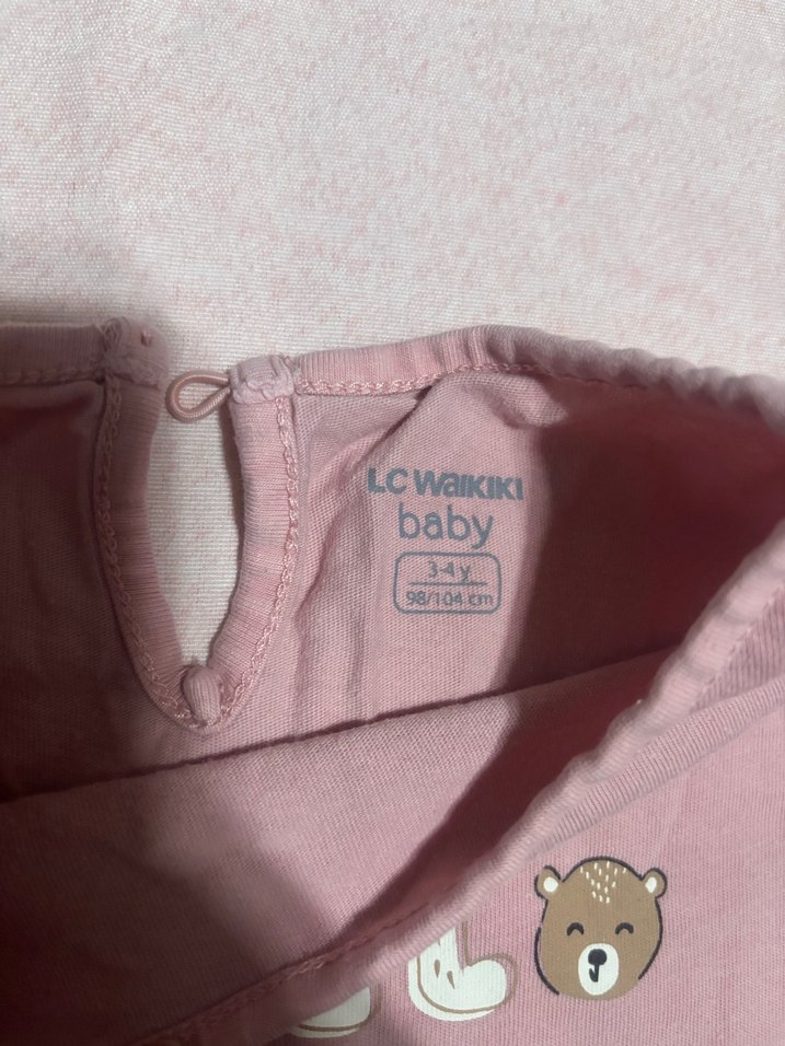 Kız Çocuk Pembe Uzun Kollu Baskılı Sweatshirt - Görsel 4