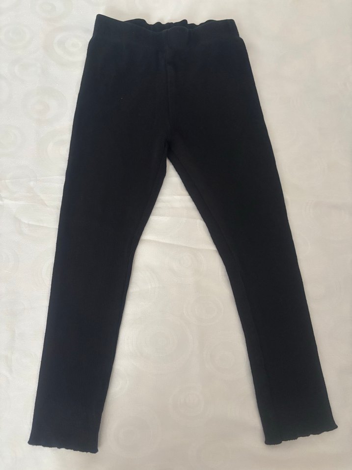 Kız Çocuk Siyah Basic Tayt - Görsel 2