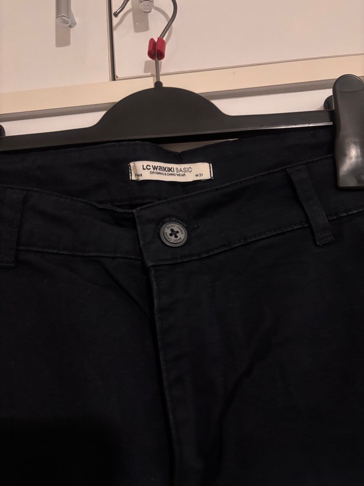 Erkek Siyah Denim Pantolon Regular Fit - Görsel 3
