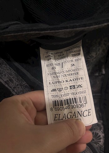 Siyah kadife Erkek Normal Boy Pantolon - Görsel 3