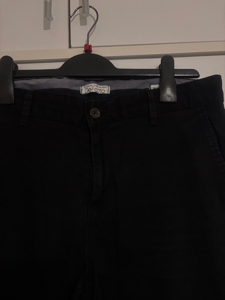 Siyah Erkek Regular Fit Denim Pantolon - Görsel 4