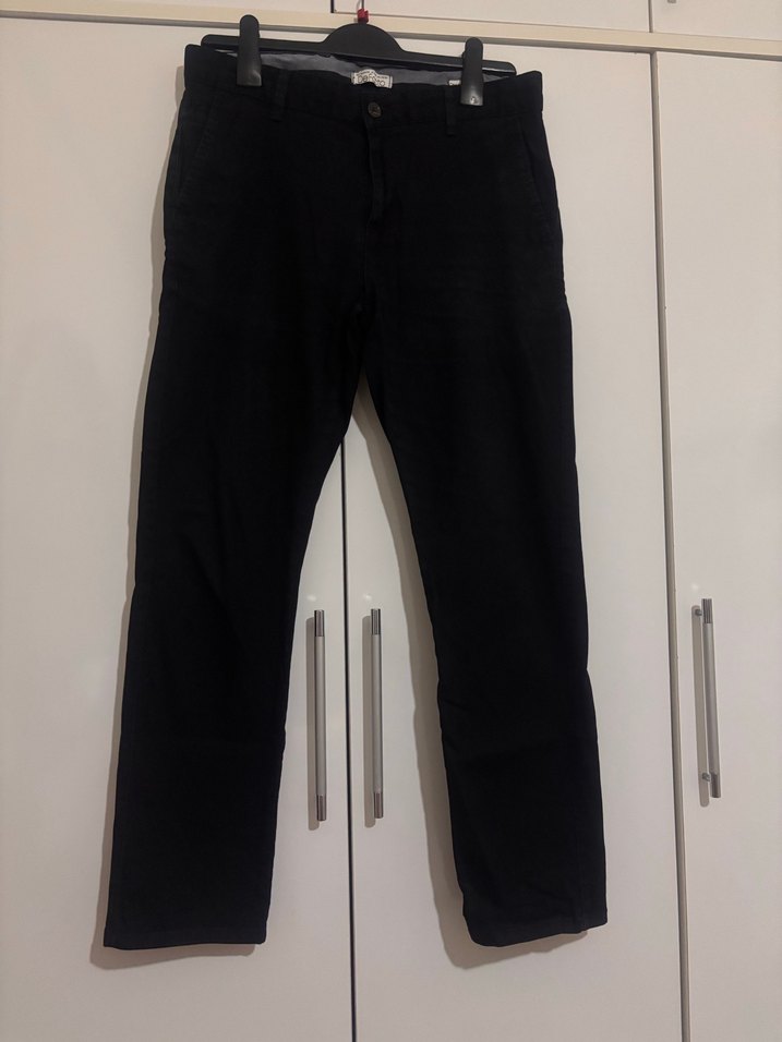 Siyah Erkek Regular Fit Denim Pantolon - Görsel 2