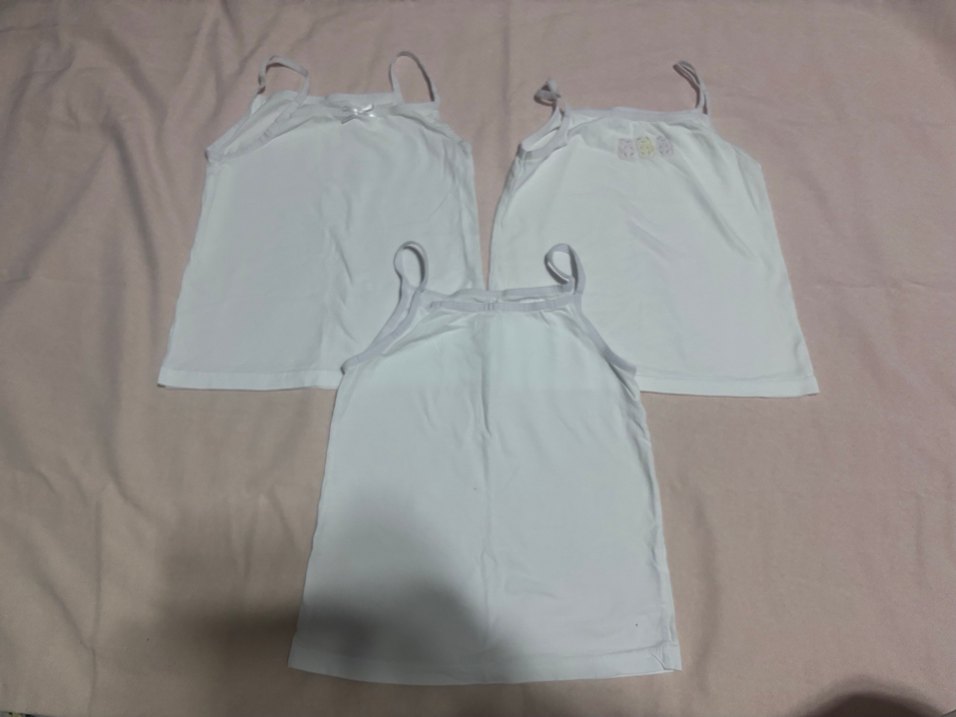 Beyaz Çocuk Atlet 3'lü Paket - Görsel 3