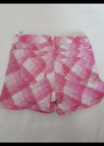 Pembe Batik Desenli Kız Şort - Görsel 2