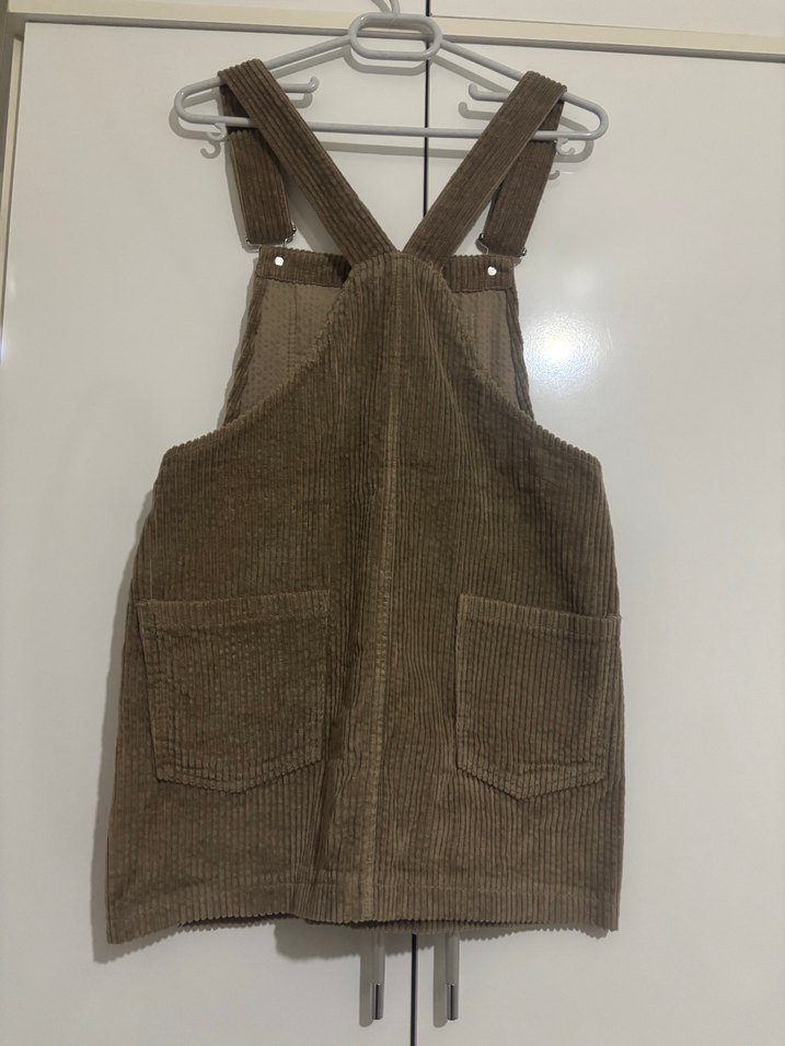 Kadın Kahverengi  Midi Salopet - Görsel 2