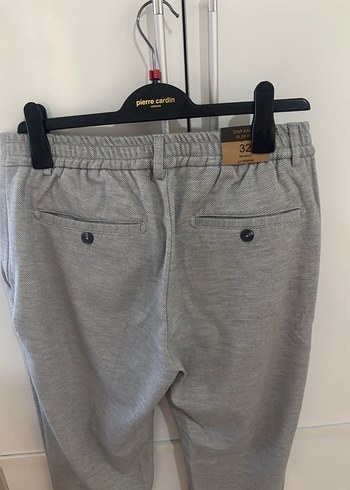 Gri Erkek Normal Kesim Ofis Pantolonu - Görsel 3