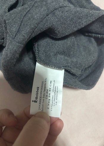 Gri Kapüşonlu Erkek Çocuk Sweatshirt - Görsel 2