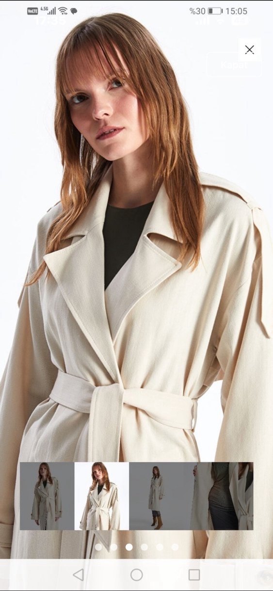 Lcwaikiki ürünü trençkot - Görsel 5