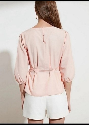 Kadın Pamuk Mini Bluz - Görsel 5