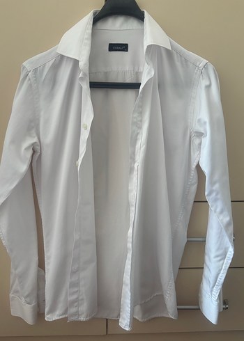 Beyaz Pamuklu Erkek Gömlek - Görsel 2