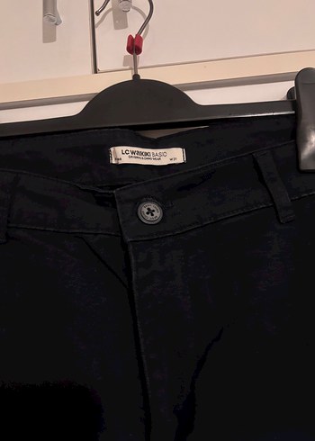 Siyah Erkek Regular Fit Denim Pantolon - Görsel 3