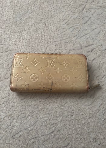 Louis Vuitton Monogramli Krem Uzun Cuzdan
