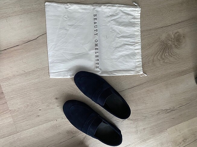 37 Beden lacivert Renk Beauty Omelette Loafer