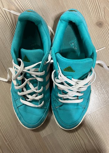 Adidas Canli Turkuaz Spor Ayakkabi