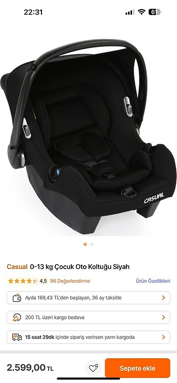 0 - 13 kg Beden Casual marka