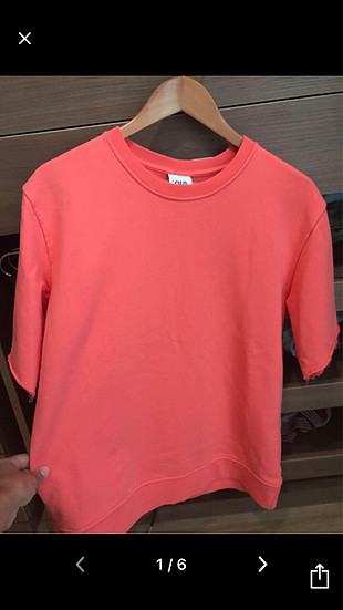 Zara erkek sweatshirt kısa kollu 