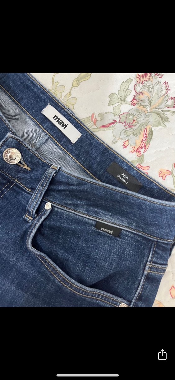 Kadın Mavi Marka Jean Pantolon - Görsel 3