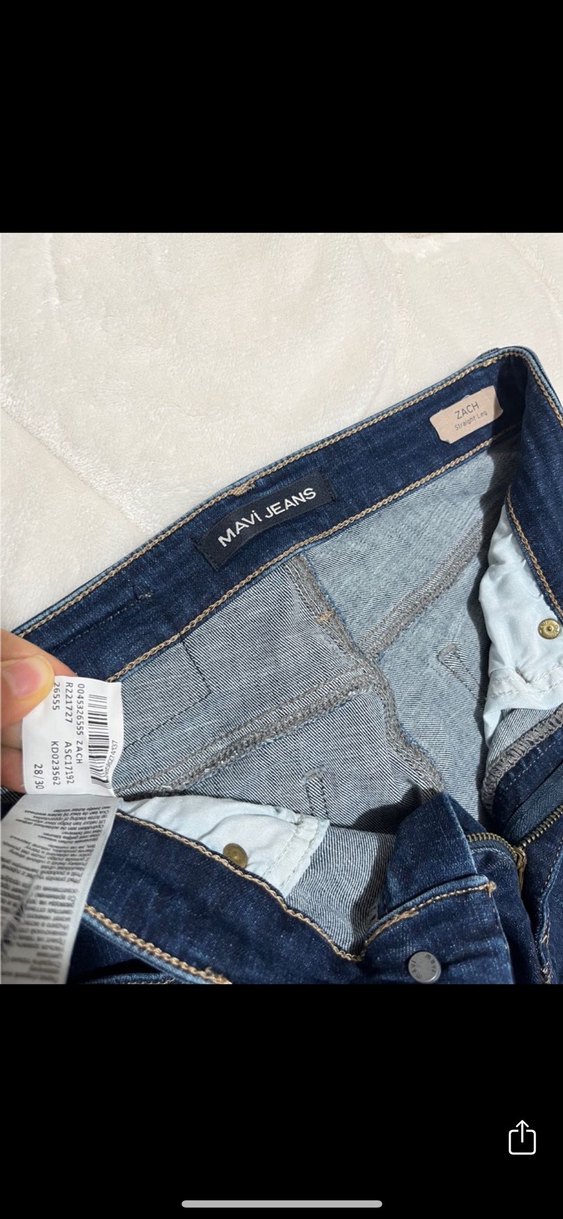 Kadın Mavi Marka Jean Pantolon - Görsel 3