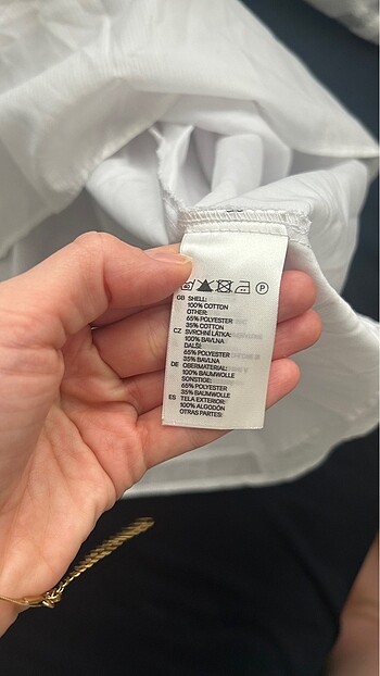 38 Beden beyaz Renk H&M ETİKETLİ YAZLIK ELBİSE