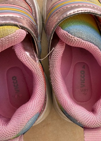 Kız Çocuk Renkli Velcro Spor Ayakkabı vicco - Görsel 10