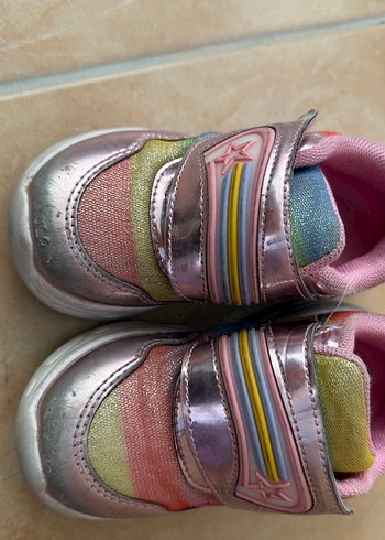 Kız Çocuk Renkli Velcro Spor Ayakkabı vicco - Görsel 6