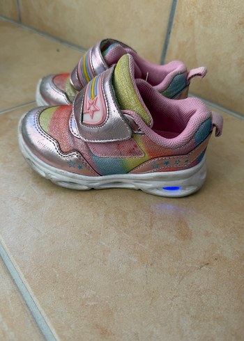 Kız Çocuk Renkli Velcro Spor Ayakkabı vicco - Görsel 3