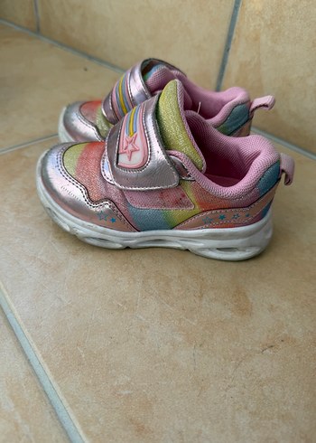 Kız Çocuk Renkli Velcro Spor Ayakkabı vicco - Görsel 2