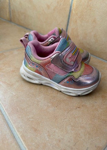 Kız Çocuk Renkli Velcro Spor Ayakkabı vicco - Görsel 5