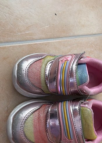 Kız Çocuk Renkli Velcro Spor Ayakkabı vicco - Görsel 9