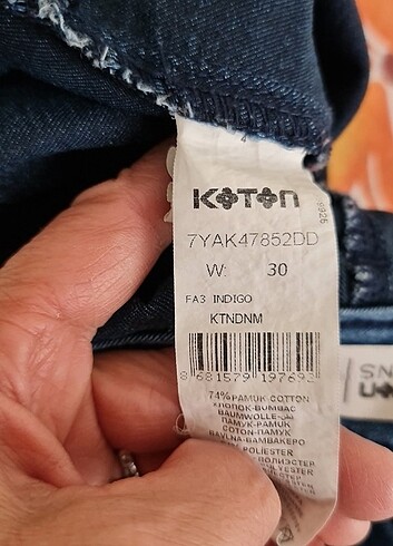 KOTON KOT PANTALON - Görsel 4