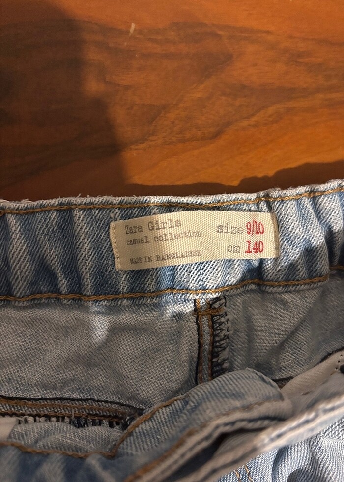 Zara girl jean şort - Görsel 4