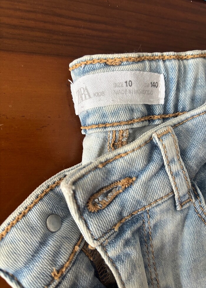 Zara taşlı jean skinny kız çocuk - Görsel 2