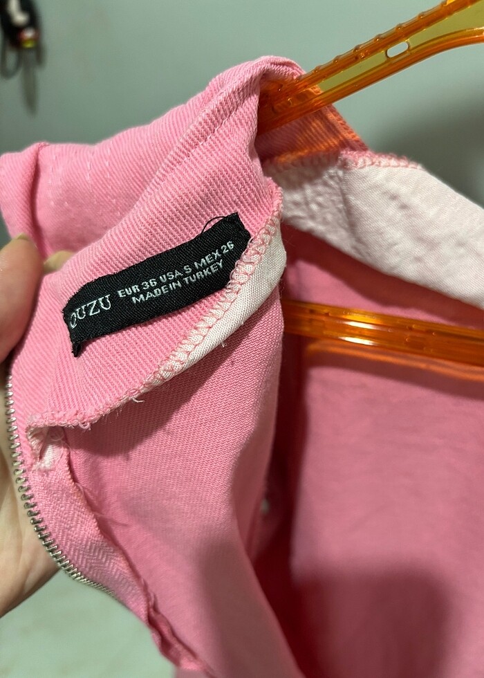 Şeker pembe elbise - Görsel 3