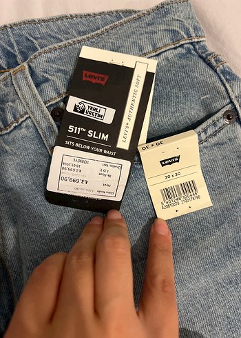 Levis 511 Slim Acik Mavi Denim Jean