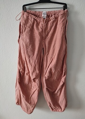 Fitilli Kadife Paraşüt Pantolon