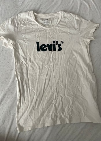 Levis Levi S Siyah Logo Beyaz Tisort Xxs Beden
