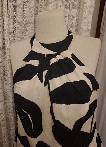 Halter yaka elbise