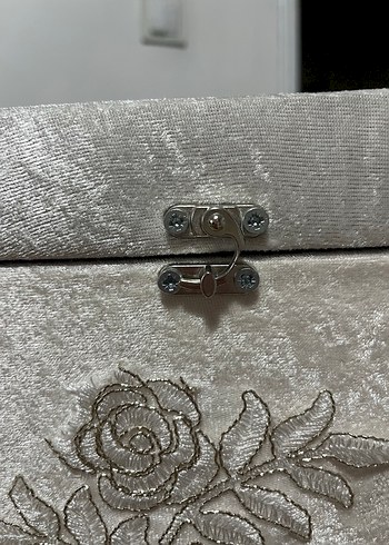 Nakışlı Beyaz takı nikah Kutusu - Görsel 2