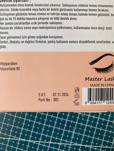  Beden Kirpik Lifting