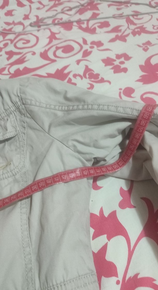 Düğmeli bej Midi Kadın Ceket - Görsel 4