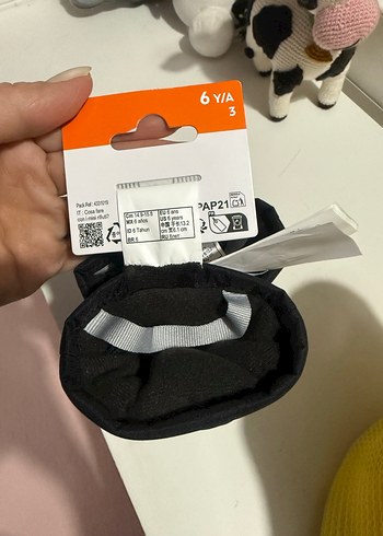 Çocuk Siyah Street Wear Eldiven - Görsel 4