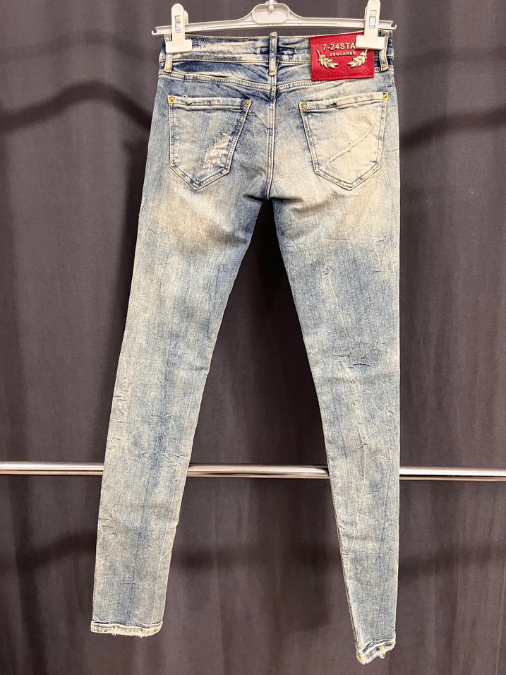 Açık Mavi Slim Fit Yıkamalı Denim Jean — görsel 4/6