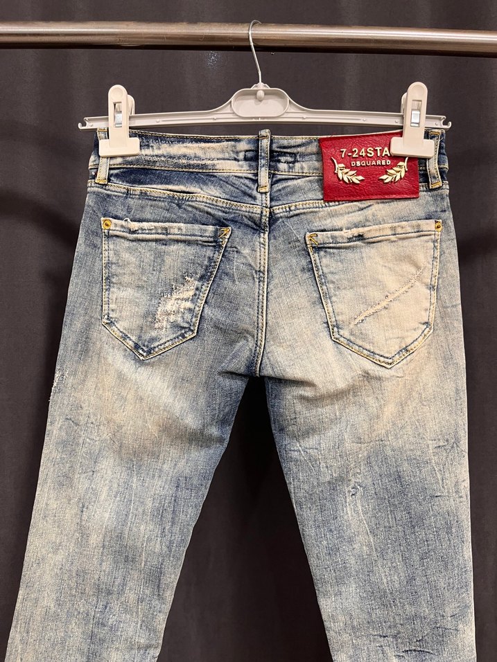 Açık Mavi Slim Fit Yıkamalı Denim Jean — görsel 5/6