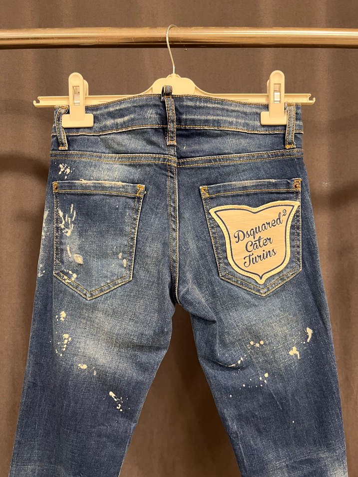 Renkli Yama Detaylı Dar Kesim Denim Jean — görsel 5/5