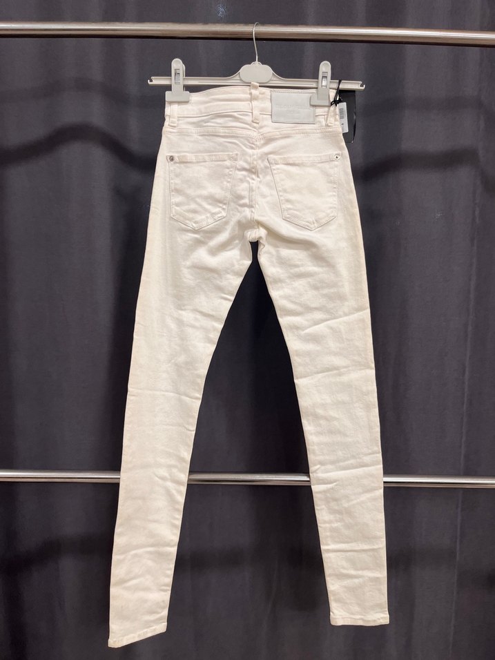 Ekru Yüksek Bel Skinny Jean — görsel 3/4