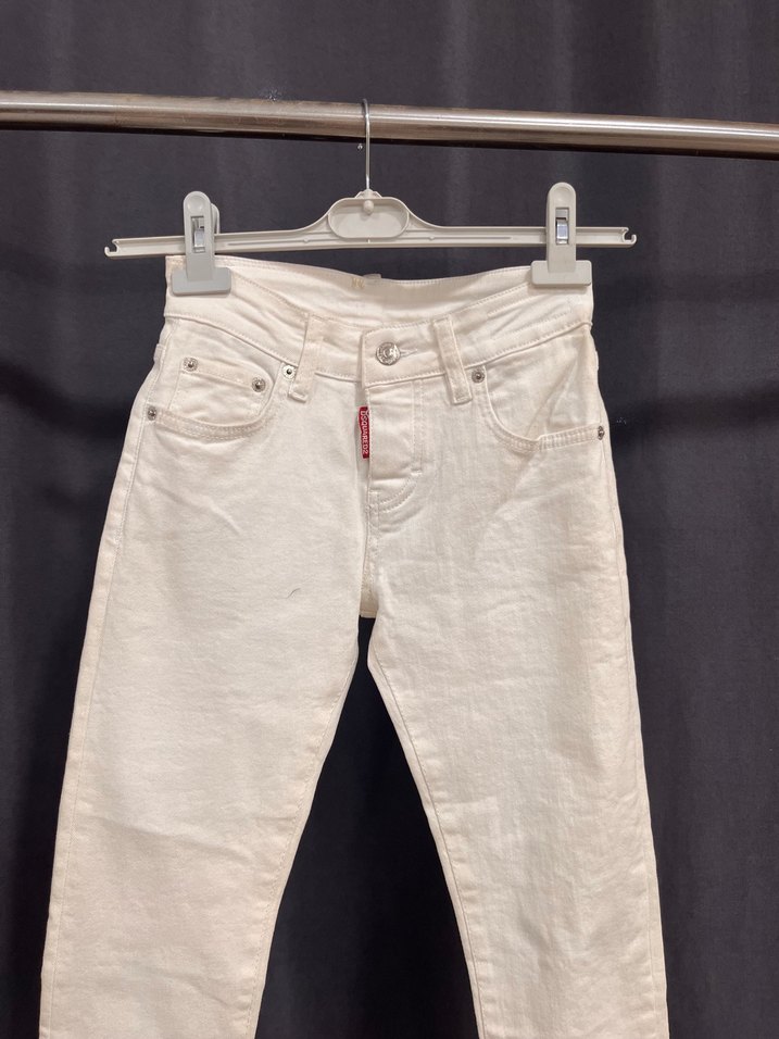Ekru Yüksek Bel Skinny Jean — görsel 2/4