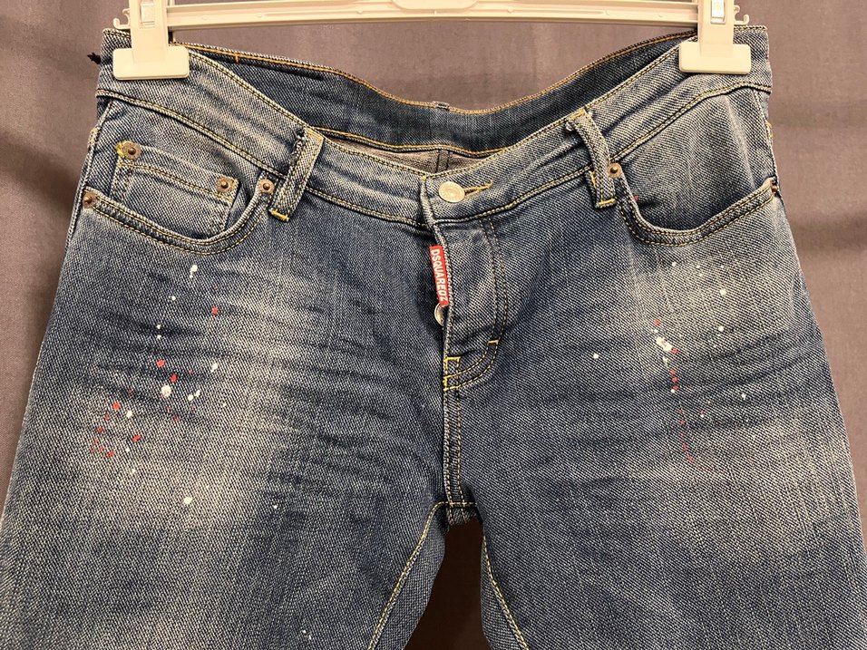 Yüksek Bel Mavi Denim Skinny Jean — görsel 3/4
