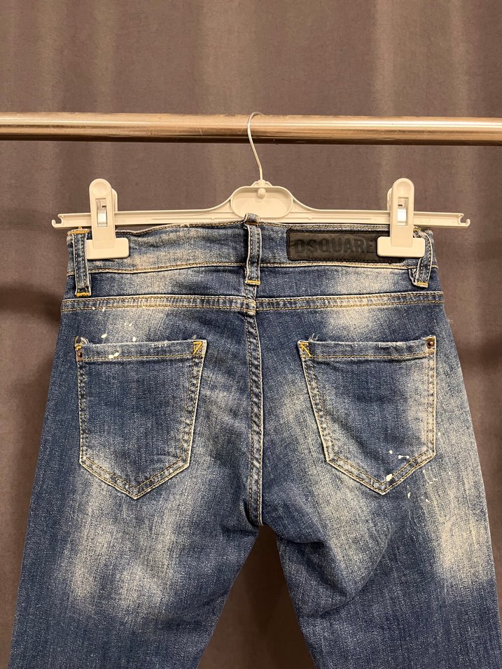 Mavi Yıkamalı Dar Kesim Jean — görsel 5/5