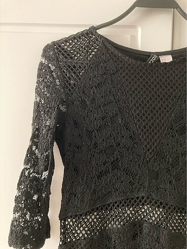 36 Beden h&m siyah elbise