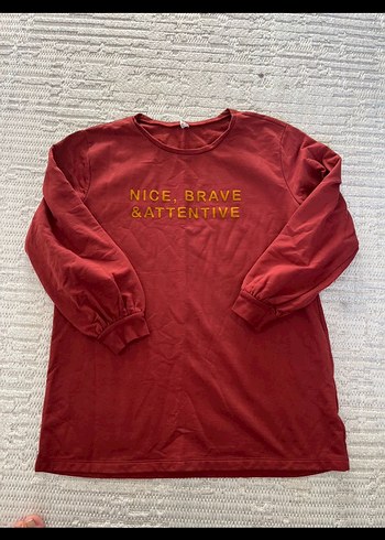 Uzun Kollu Basic Sweatshirt